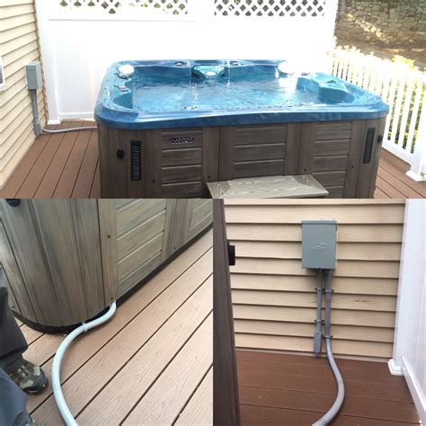 hot tub electric box|hot tub breaker box location.